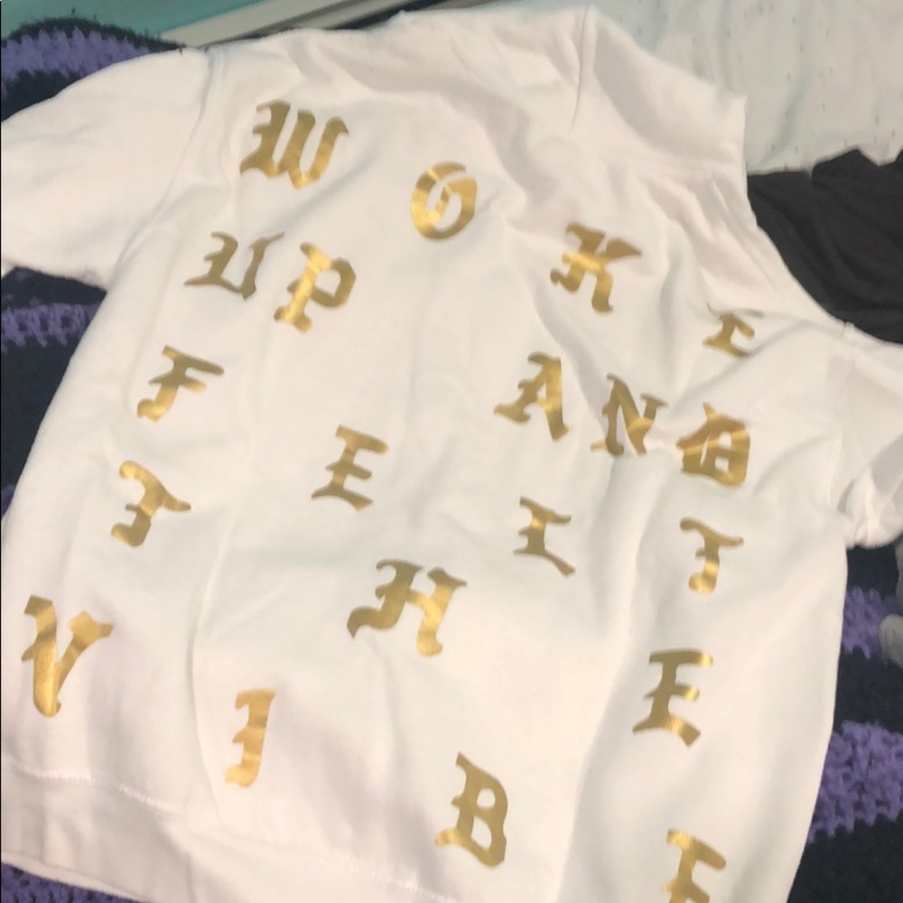 Kanye West Boston pop up shop hoodie